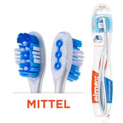 elmex INTENSIVREINIGUNG Zahnbürste, MITTEL 1 St Zahnbürste