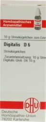 DIGITALIS D 6 Globuli 10 g Globuli