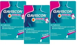 GAVISCON DUAL Beutel 3er-Set 3X240 ml Suspension