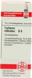 TARTARUS STIBIATUS D 6 Globuli 10 g Globuli