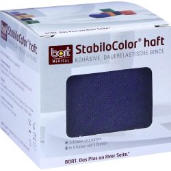 BORT StabiloColor haft Binde 6cm blau 1 St Binden
