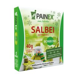 SALBEIBONBONS mit Vitamin C Painex 40 g Bonbons