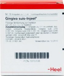 GINGIVA SUIS Injeel Ampullen 10 St Ampullen