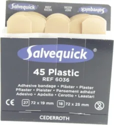 SALVEQUICK Pflasterstrips wasserfest Refill 6036 45 St Pflaster