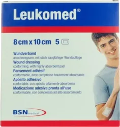 LEUKOMED sterile Pflaster 8x10 cm 5 St Pflaster