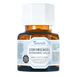 naturafit STOFFWECHSEL BITTERSTOFFE + CHOLIN 30 St Kapseln