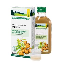 Schoenenberger Naturreiner Pflanzentrunk Ingwer  200 ml Saft