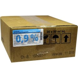 KOCHSALZLÖSUNG 0,9% zur Injektion 20X50 ml Infusionslösung