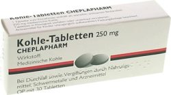 Kohle 250mg 30 St Tabletten
