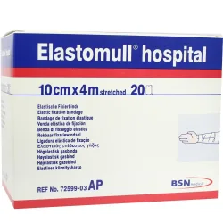 ELASTOMULL hospital 10 cmx4 m elast.Fixierb.weiß 20 St Binden