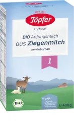 Töpfer BIO Anfangsmilch aus Ziegenmilch 400 g Pulver