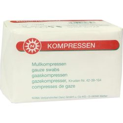 MULLKOMPRESSEN 7,5x7,5 cm unsteril 8fach 100 St Kompressen