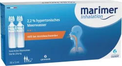 marimer inhalation 2,2 % hypertonisches Meerwasser 30X5 ml Inhalationslösung