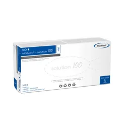 MaiMed solution 100 white Nitril Untersuchungshandschuhe L ungepudert 100 St Handschuhe