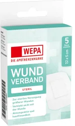 WEPA WUNDVERBAND STERIL 5 St Pflaster