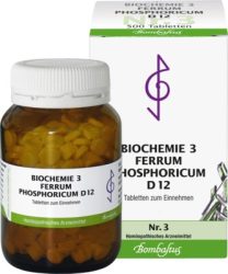 BIOCHEMIE 3 Ferrum phosphoricum D 12 Tabletten 500 St Tabletten