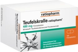 Teufelskralle-ratiopharm 480 mg 100 St Filmtabletten