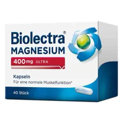 Biolectra MAGNESIUM 400mg ULTRA +10 % Rabatt* 40 St Kapseln