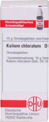 KALIUM CHLORATUM D 6 Globuli 10 g Globuli
