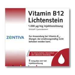 VITAMIN B12 1.000 µg Lichtenstein Ampullen 5X1 ml Ampullen