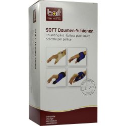 BORT Soft Daumenschiene lang M schwarz 1 St Bandage