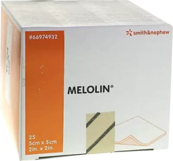 MELOLIN 5x5 cm Wundauflagen steril 25 St Verband