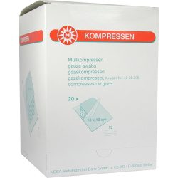 MULLKOMPRESSEN 10x10 cm steril 12fach 20X5 St Kompressen
