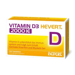 VITAMIN D3 HEVERT 2.000 I.E.  120 St Tabletten