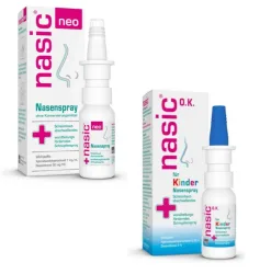 nasic neo Nasenspray + Kinder Set 1 Sparset