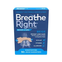 Besser Atmen Breathe Right Nasenpflaster Beige Groß 30 St Pflaster