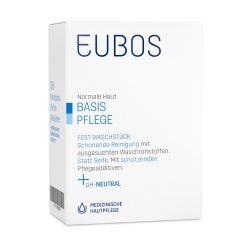 EUBOS Seifenstück blau unparfümiert 125 g Seife