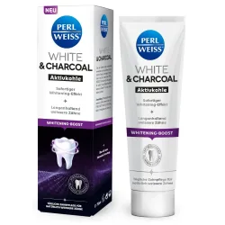 PERLWEISS WHITE & CHARCOAL Zahncreme 75 ml Zahncreme