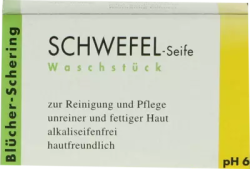 SCHWEFEL SEIFE Blücher Schering 100 g Seife