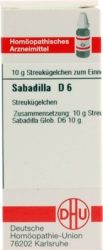 SABADILLA D 6 Globuli 10 g Globuli