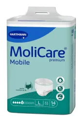 MoliCare Premium Mobile 5 Tropfen Größe L 14 St Beutel