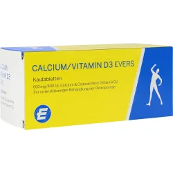 CALCIUM/VITAMIN D3 EVERS 100 St Kautabletten