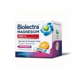 Biolectra MAGNESIUM 400mg Nerven & Muskeln Vital Orange +10 % Rabatt* 30 St Pellets