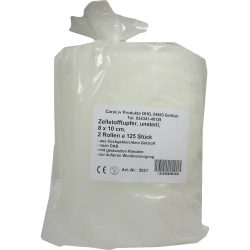 ZELLSTOFFTUPFER 8x10 cm Rolle 2X125 St Tupfer