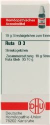 RUTA D 3 Globuli 10 g Globuli