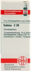 SABINA C 30 Globuli 10 g Globuli