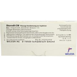 WELEDA SKORODIT D 8 Ampullen 8X1 ml Ampullen