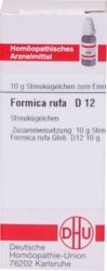 FORMICA RUFA D 12 Globuli 10 g Globuli