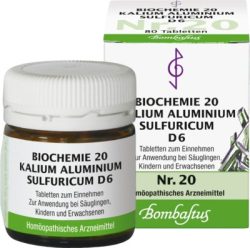 BIOCHEMIE 20 Kalium aluminium sulfuricum D 6 Tabl. 80 St Tabletten