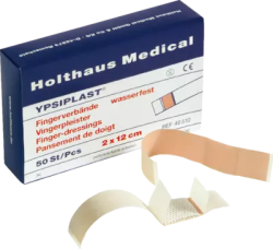 FINGERVERBAND Ypsiplast 2x12 cm wasserfest haut 50 St