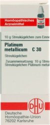 PLATINUM METALLICUM C 30 Globuli 10 g Globuli