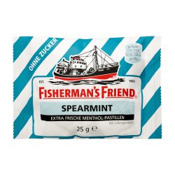 FISHERMANS FRIEND Spearmint ohne Zucker Pastillen 25 g Pastillen