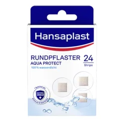 Hansaplast RUNDPFLASTER AQUA PROTECT 24 St Pflaster
