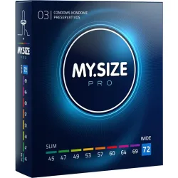 MY.SIZE PRO 72 3 St Kondome