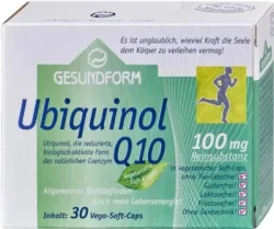 Gesundform Ubiquinol Q10 100 Mg Vega-soft-caps 30 St Kapseln