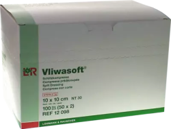 VLIWASOFT Schlitzkompressen 10x10 cm steril 4lagig 50X2 St Kompressen